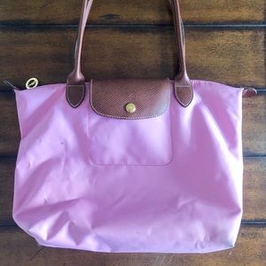 Longchamp Le Pliage Pink Tote